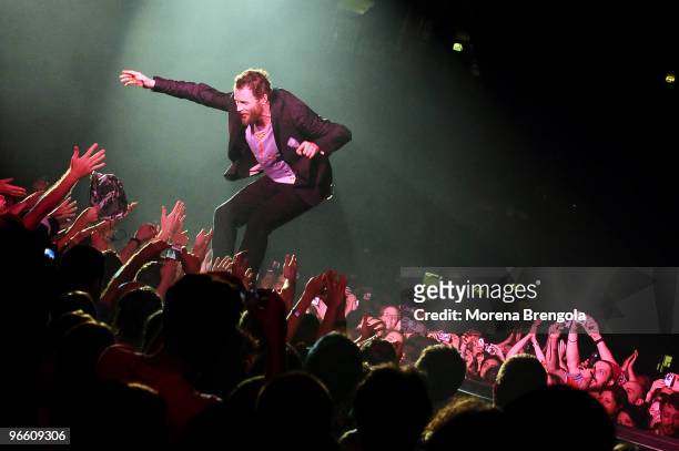 Jovanotti performs at Datch forum on May 29, 2008 in Milan, Italy.