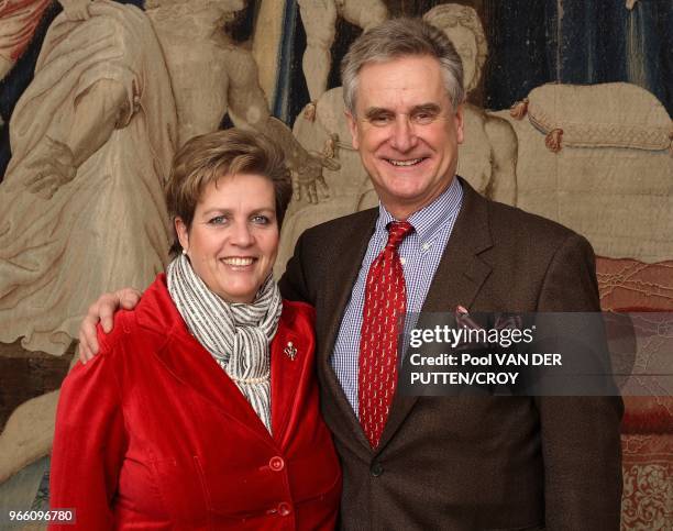 Marie d'Orleans with husband Gundakar, Prince of Liechtenstein.