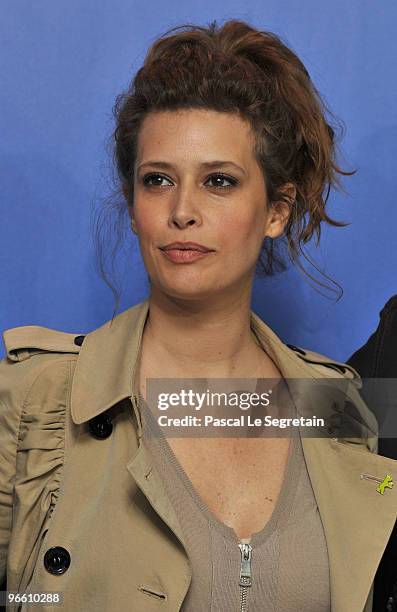 Actress Angie Cepeda attends the 'El Mal Ajeno' Photocall during day two of the 60th Berlin International Film Festival at the Grand Hyatt Hotel on...