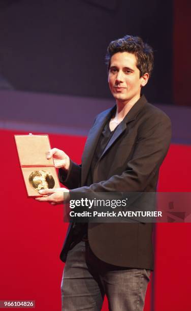 French Director Jean-Bernard Marlin win the Golden Bear for this short film "la Fugue" at Closing ceremony at the 63rd Berlinale International Film...