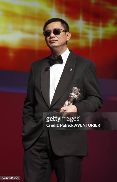 Wong Kar Wai at Closing ceremony at the 63rd Berlinale International Film Festival on February 12, 2013 in Berlin, Germany.