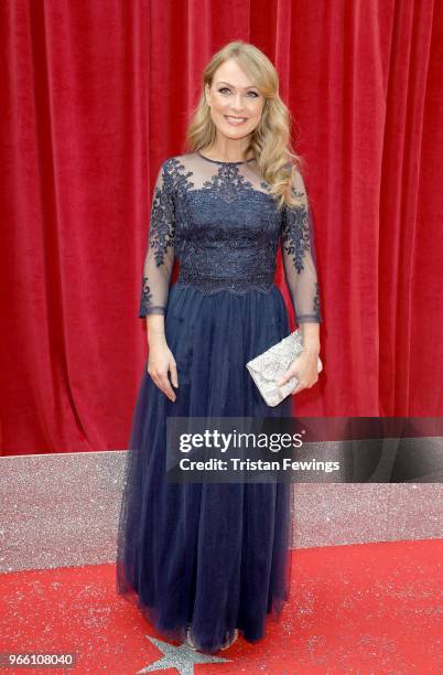 Michelle Hardwick attends the British Soap Awards 2018 at Hackney Empire on June 2, 2018 in London, England.