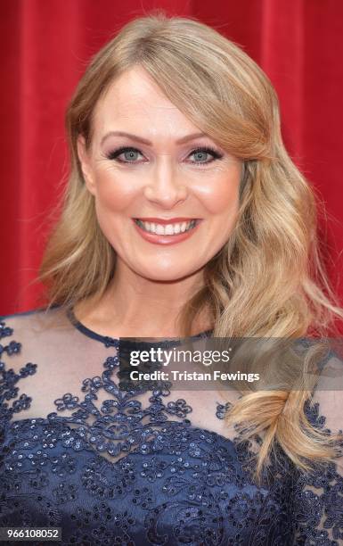 Michelle Hardwick attends the British Soap Awards 2018 at Hackney Empire on June 2, 2018 in London, England.