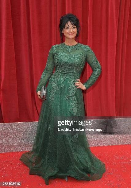 Natalie J. Robb attends the British Soap Awards 2018 at Hackney Empire on June 2, 2018 in London, England.