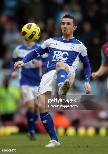 Barry Ferguson of Birmingham City in action during the Barclays Premier League match between West Ham United and Birmingham City at Upton Park on...
