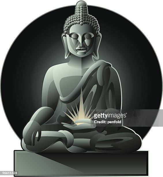 buddha - buddha stock illustrations