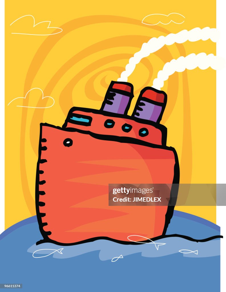 BOAT on ocean