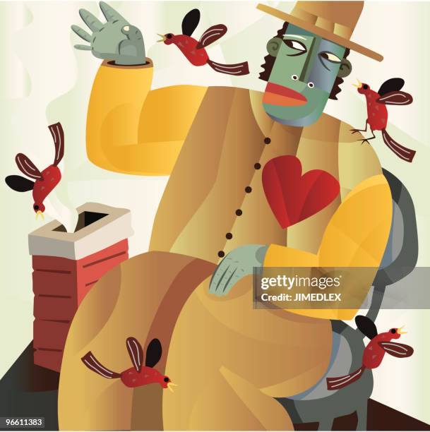 stockillustraties, clipart, cartoons en iconen met rumor, gossip, lies - gemengde signalen uitzenden