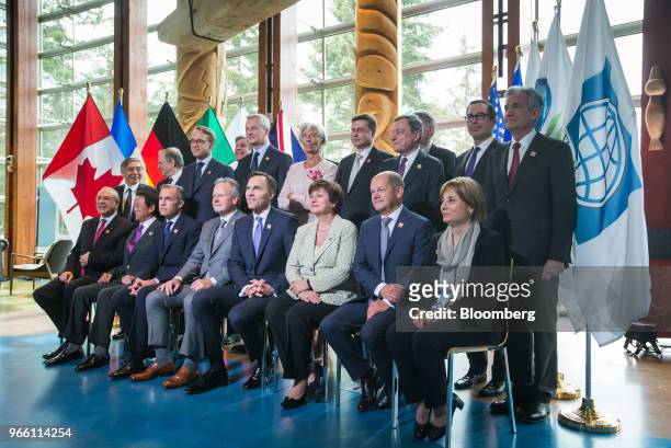 Ministers and delegates including Christine Lagarde, managing director of the International Monetary Fund , Philip Hammond, U.K. Chancellor of the...