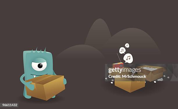 Monster In Box Monster In A Box Fotografías e imágenes de stock - Getty Images