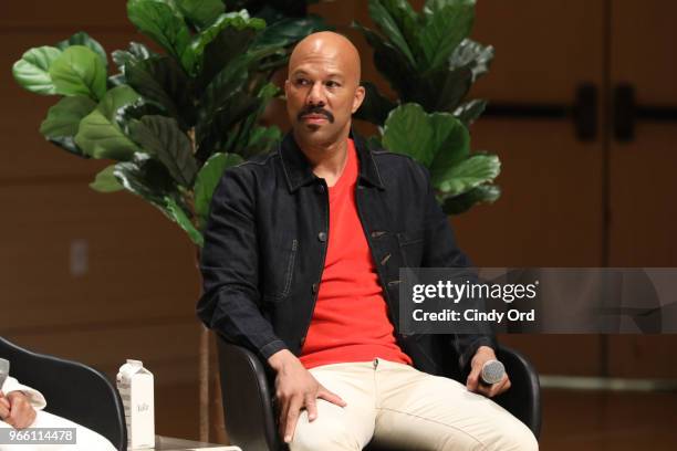 Common speaks onstage during Teen Vogue Summit 2018: #TurnUp - Day 2 at The New School on June 2, 2018 in New York City.