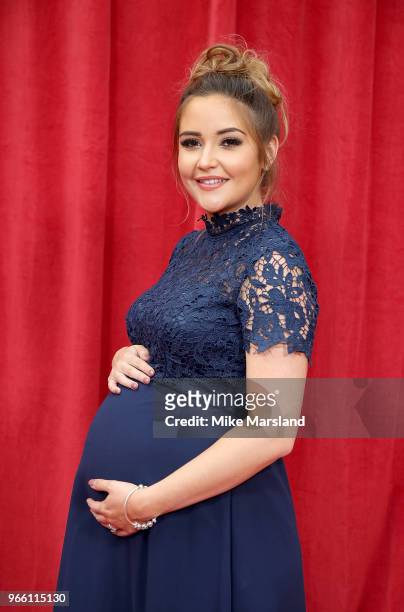 Jacqueline Jossa attends the British Soap Awards 2018 at Hackney Empire on June 2, 2018 in London, England.
