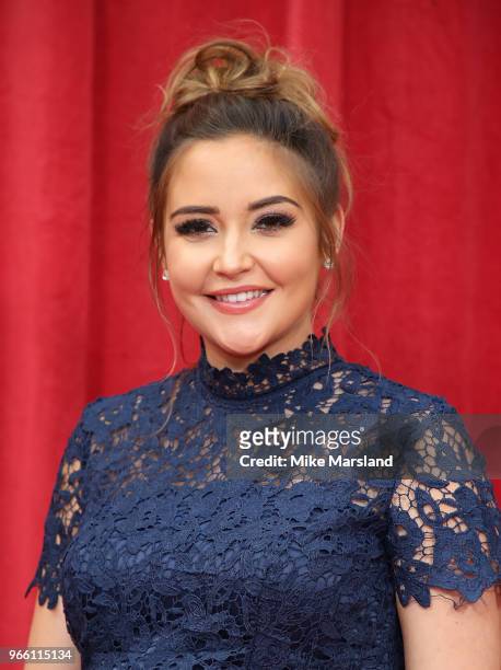 Jacqueline Jossa attends the British Soap Awards 2018 at Hackney Empire on June 2, 2018 in London, England.