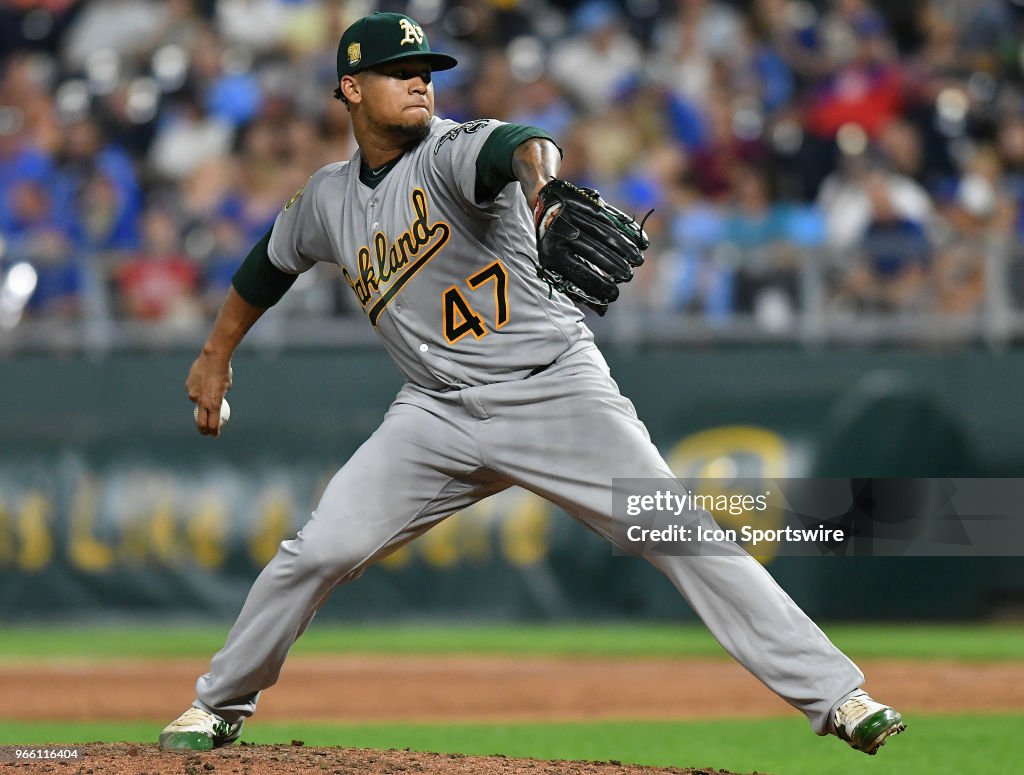 MLB: JUN 01 Athletics at Royals