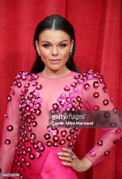 Faye Brookes attends the British Soap Awards 2018 at Hackney Empire on June 2, 2018 in London, England.