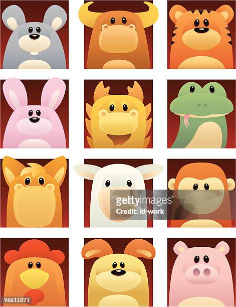 ilustraciones, imágenes clip art, dibujos animados e iconos de stock de china horoscope señales - year of the sheep