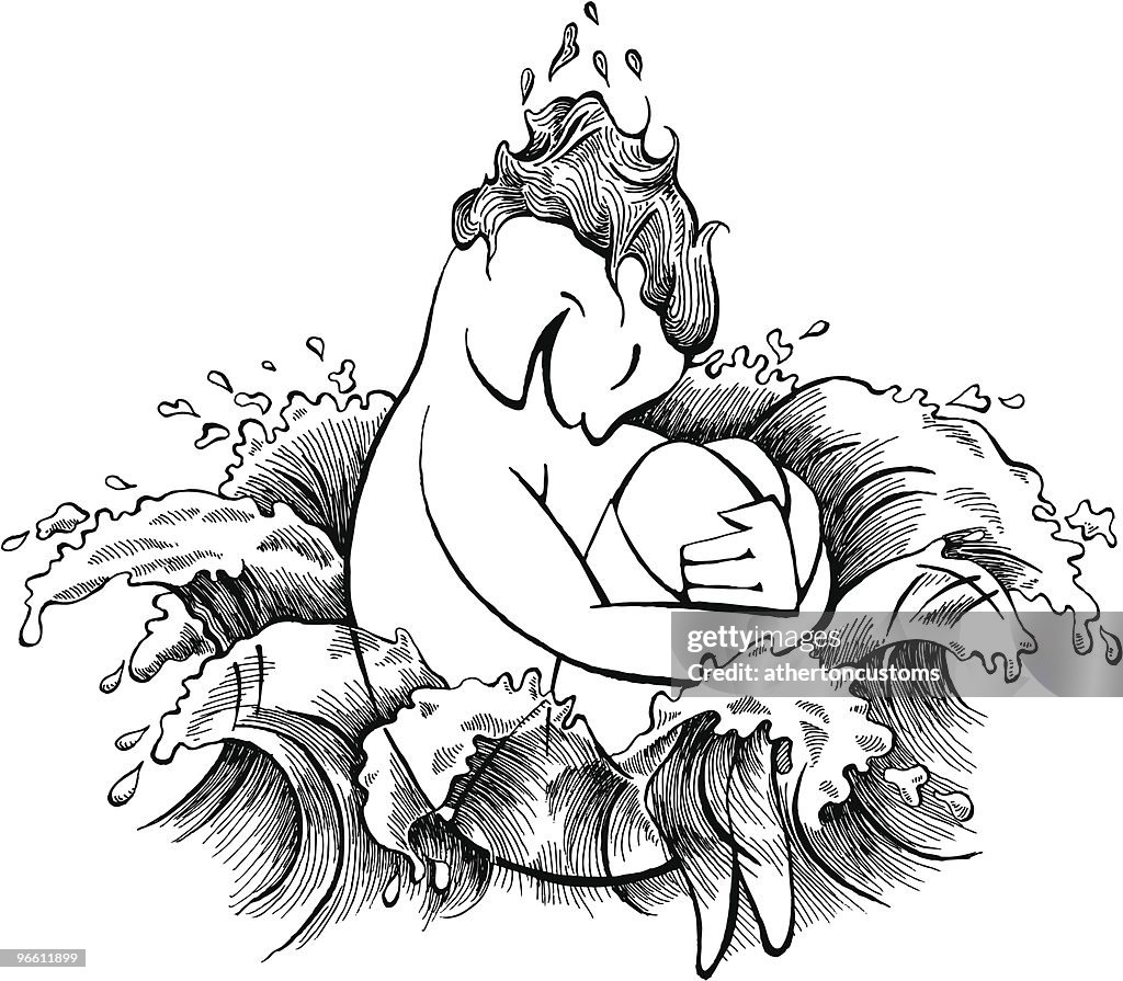 Boy making Big Splash