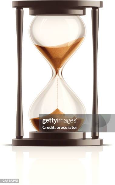 bildbanksillustrationer, clip art samt tecknat material och ikoner med hourglass - timglas