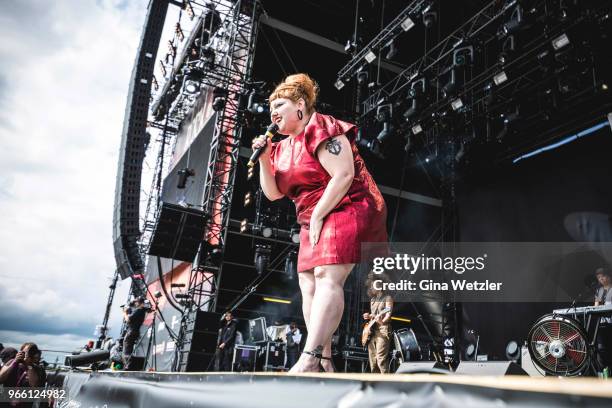 American singer Mary Beth Patterson aka Beth Ditto performs live on stage during Rock am Ring at Nuerburgring on JUNE 2, 2018 in Nuerburg, Germany.