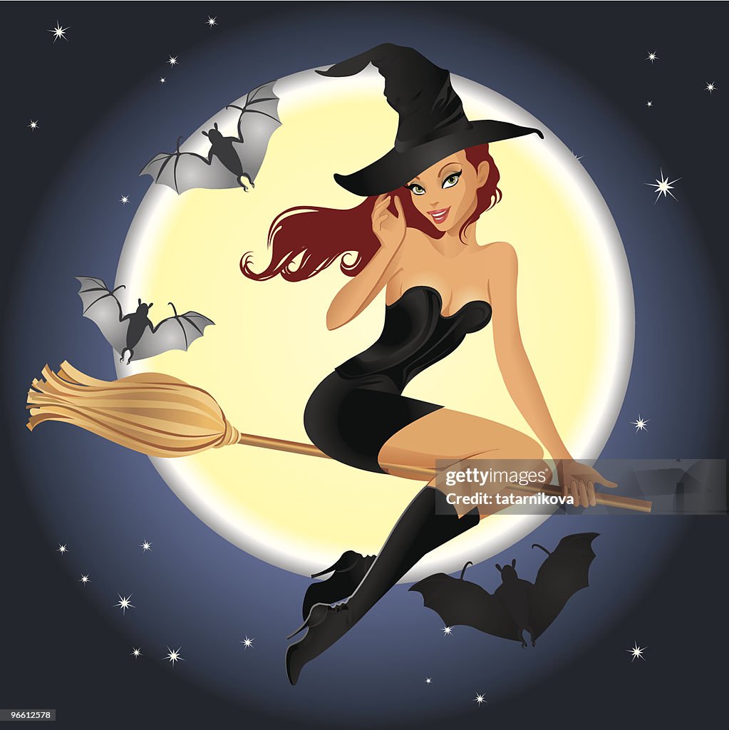 Pin-up witch