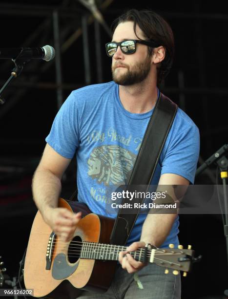 Kenton Bryant performs during Pepsi's Rock The South Festival - Day 2 in Heritage Park on June 2, 2018 in Cullman, Alabama.