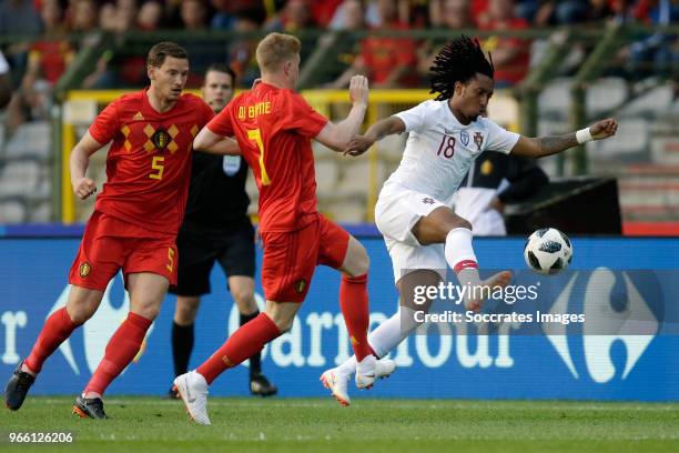 Kevin de Bruyne of Belgium, Gelson Martins van Portugal during the International Friendly match between Belgium v Portugal at the Koning...