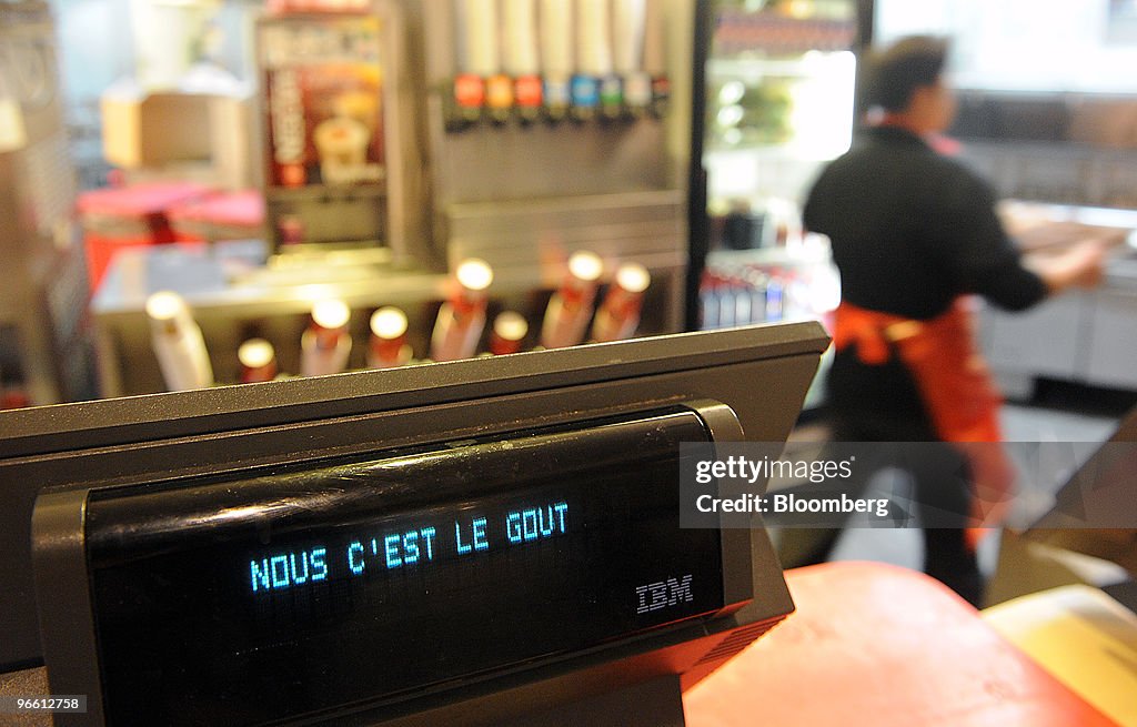 Inside A Quick Fast-Food Restaurant