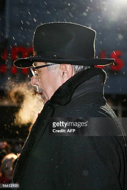 Berlin Film Festival director Dieter Kosslick takes part in the unveiling of a star bearing the name of German actress Marlene Dietrich at Potsdamer...