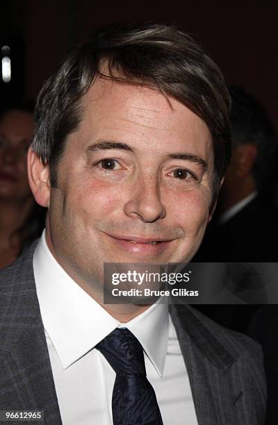 Matthew Broderick attends the "The Starry Messenger" cast party at Montenapo Restaurant on November 16, 2009 in New York City.