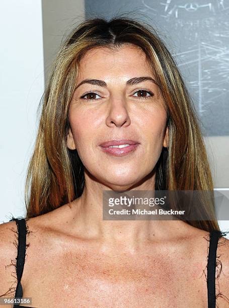 Fashion Director of Elle and Marie Claire Nina Garcia attends the Mercedes-Benz Fashion Week Fall 2010 - Official Coverage at Bryant Park on February...