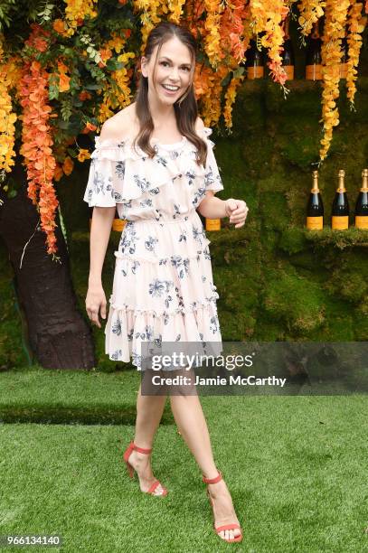 Actress Sutton Foster attends the 11th annual Veuve Clicquot Polo Classic at Liberty State Park on June 2, 2018 in Jersey City, New Jersey.