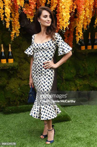 Actress Penelope Cruz attends the 11th annual Veuve Clicquot Polo Classic at Liberty State Park on June 2, 2018 in Jersey City, New Jersey.