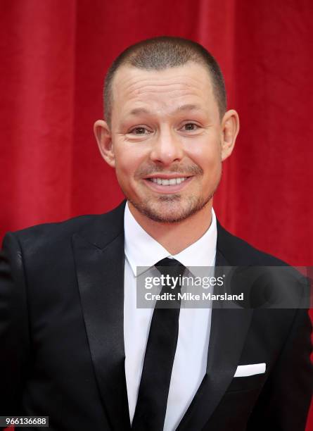 Adam Rickitt attends the British Soap Awards 2018 at Hackney Empire on June 2, 2018 in London, England.