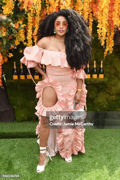 Quann attends the 11th annual Veuve Clicquot Polo Classic at Liberty State Park on June 2, 2018 in Jersey City, New Jersey.