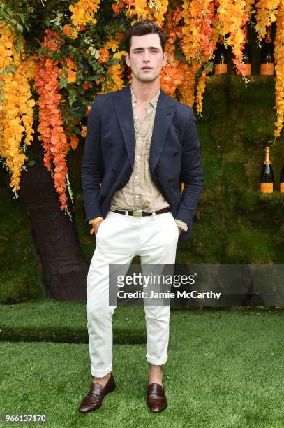 Sean O'Pry attends the 11th annual Veuve Clicquot Polo Classic at Liberty State Park on June 2, 2018 in Jersey City, New Jersey.