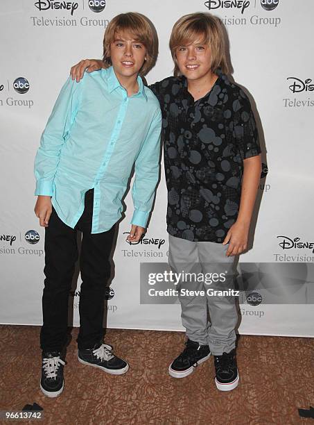 Dylan Sprouse and Cole Sprouse arrives at the Disney and ABC's "TCA - All Star Party" on July 17, 2008 at the Beverly Hilton Hotel in Beverly Hills,...