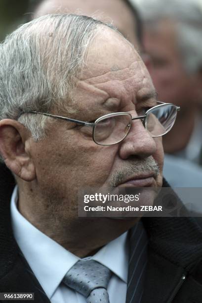 General major Gaid Salah, ministre de la defense.