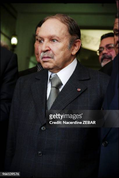 Abdelaziz Bouteflika, President algerien.
