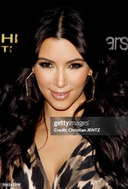 Kim Kardashian at the Kardashian Kollection Launch Party held at the Colony in Hollywood, USA on August 17, 2011.