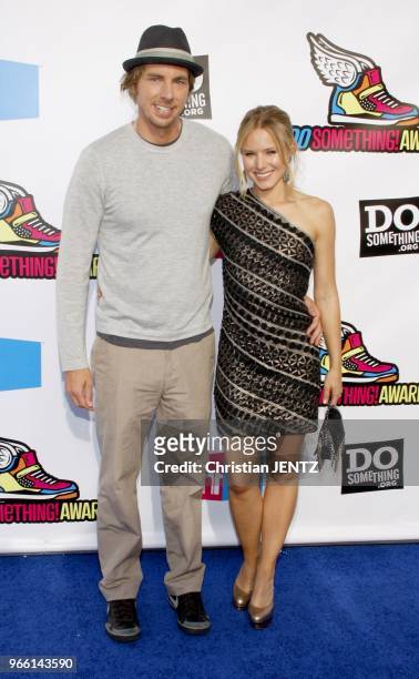 Dax Shepard and Kristen Bell at the 2011 VH1 Do Something Awards held at the Palladium in Los Angeles, USA on August 14, 2010.