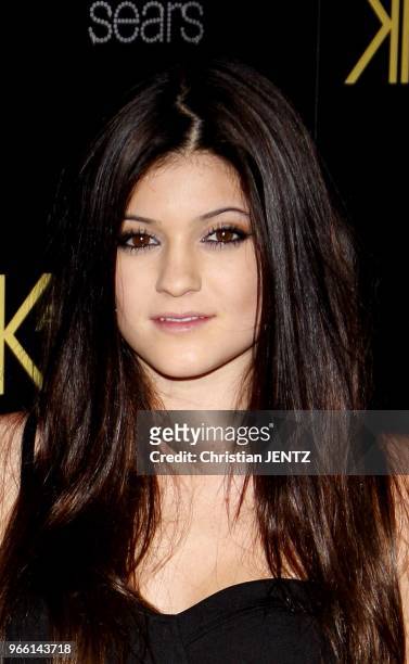 Kylie Jenner at the Kardashian Kollection Launch Party held at the Colony in Hollywood, USA on August 17, 2011.
