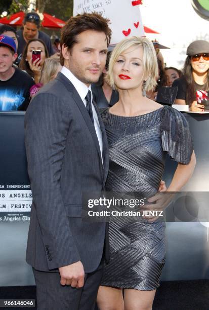 Peter Facinelli and Jennie Garth at the Los Angeles Premiere of "The Twilight Saga: Eclipse" held at the Nokia LA Live Theater in Los Angeles, USA on...