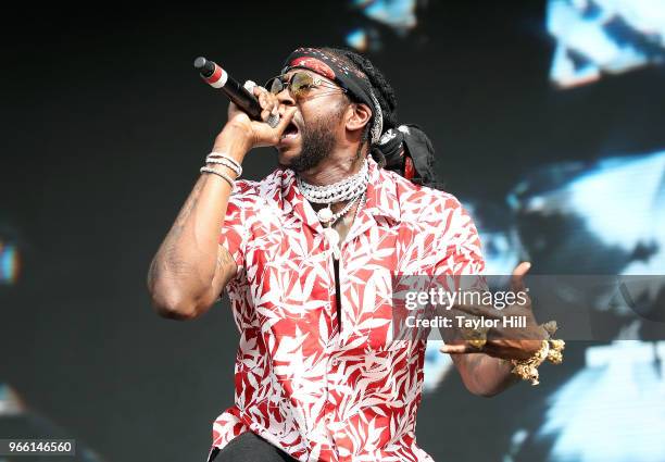 Chainz performs onstage during Day 2 of 2018 Governors Ball Music Festival at Randall's Island on June 2, 2018 in New York City.