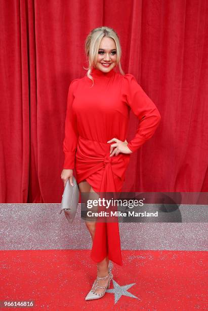 Kirsty-Leigh Porter attends the British Soap Awards 2018 at Hackney Empire on June 2, 2018 in London, England.
