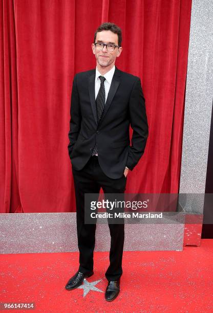 Mark Charnock attends the British Soap Awards 2018 at Hackney Empire on June 2, 2018 in London, England.