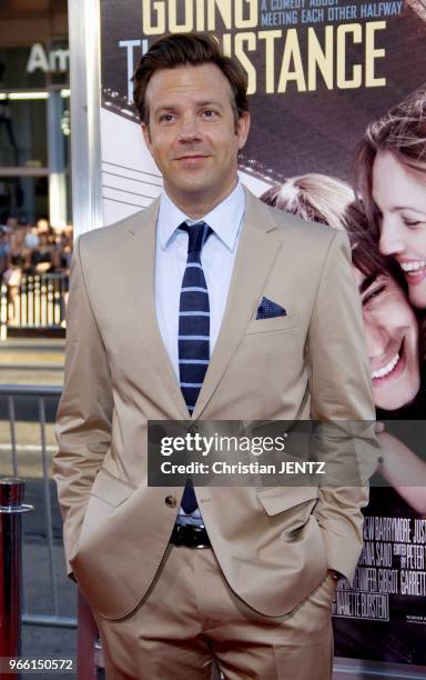 Jason Sudeikis at the Los Angeles Premiere of "Going The Distance" held at the Grauman's Chinese Theatre in Los Angeles, USA on August 23, 2010.