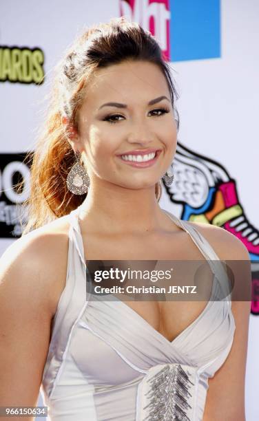Demi Lovato at the 2011 VH1 Do Something Awards held at the Palladium in Los Angeles, USA on August 14, 2010.