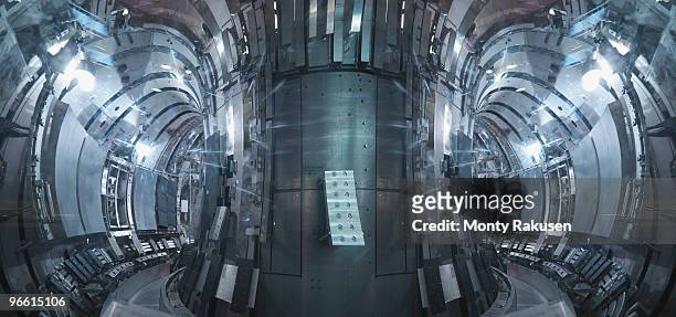 inside a fusion reactor - nuclear power station stock pictures, royalty-free photos & images