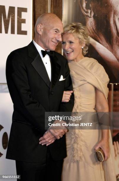 File Photos. - Beverly Hills - Patrick Stewart and Glenn Close attend the 56th Annual Primetime Emmy Awards Showtime After Party held at the Mortons...