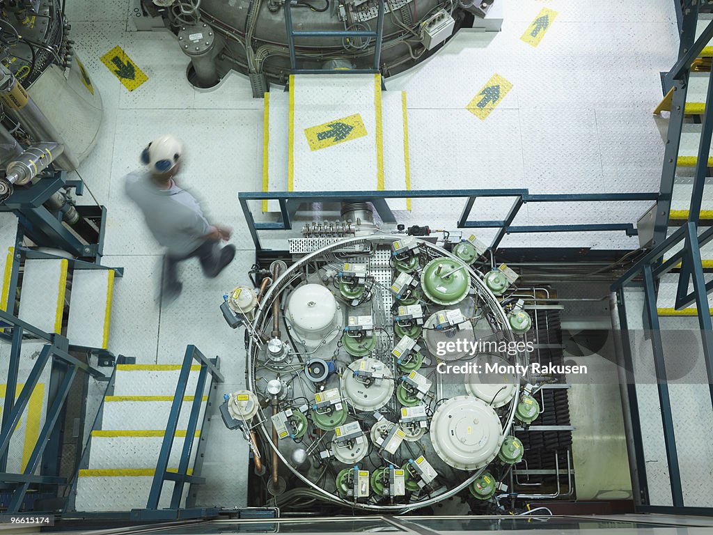 Fusion Reactor Scientist At Work